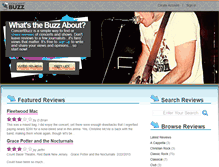Tablet Screenshot of concertbuzz.net